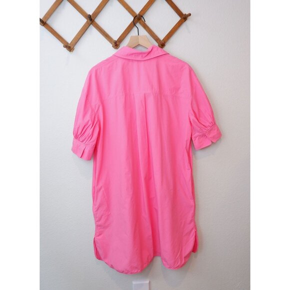 COS Womens Pink Oversized Button Front Shirt Dress, size 8 - Picture 7 of 9